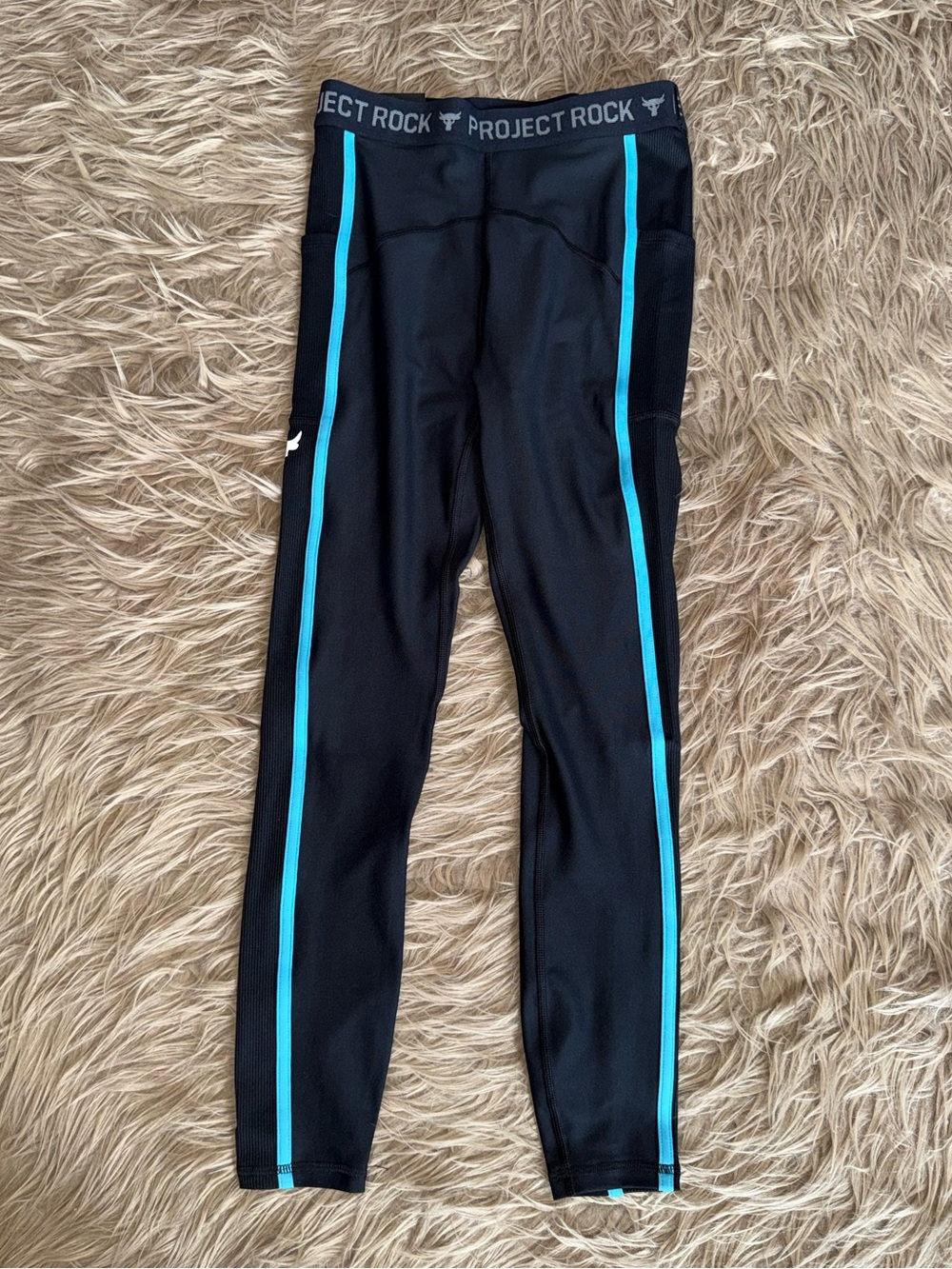 New UA Project Rock Heatgear Ankle Compression Legging size M